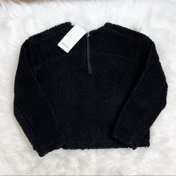 NWT Lululemon Wool Whenever Crew in Black Size 4 - Picture 6 of 10